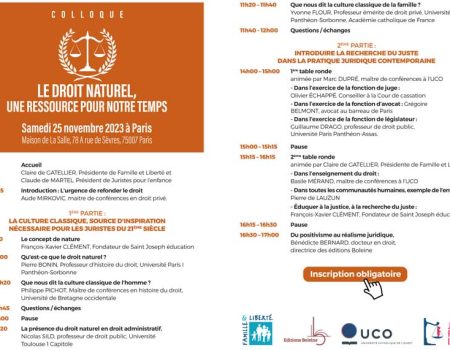 Inscription colloque